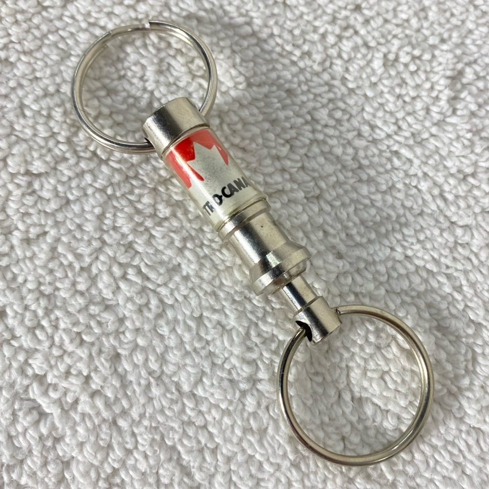 Vintage Petro Canada Advertising Pull Apart Keychain